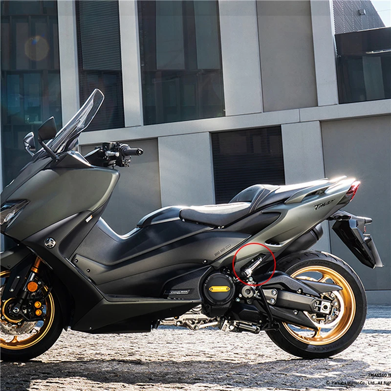 Для YAMAHA TMAX 530 TMAX530 T-MAX SX DX 2012-2019 2017 2018 Задние подножки педали мотоцикла аксессуары