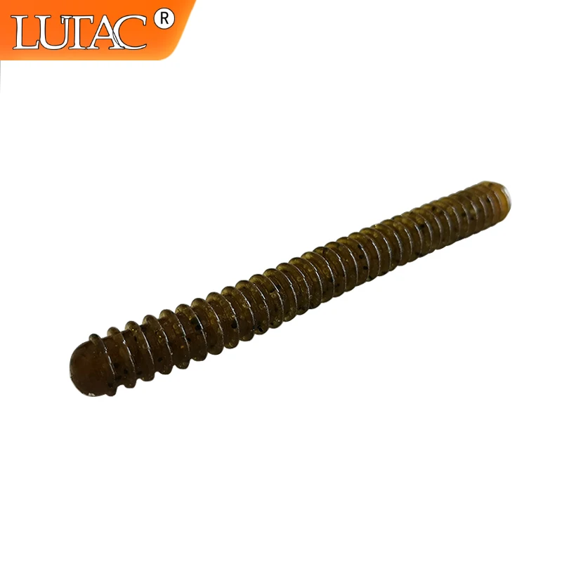 

Lutac fishing lures soft baits worm lures artificial baits plastic sinking 6pcs/lot 95mm 6g