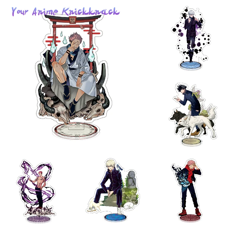 

Hot Janpan Anime Jujutsu Kaisen Figures Satoru Fushiguro Acrylic Stand Model Plate Desk Decor Standing Sign Keychains Fans Gifts