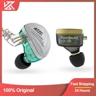 Наушники-вкладыши KZ AS12 12BA, сбалансированные Hi-Fi наушники-вкладыши с монитором и функцией шумоподавления, из цинкового сплава