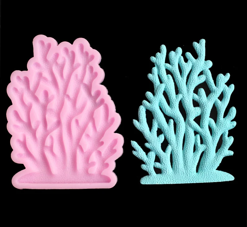 Коралловый силикагель плесень DIY шоколадная Форма Смола ароматический гипсовый