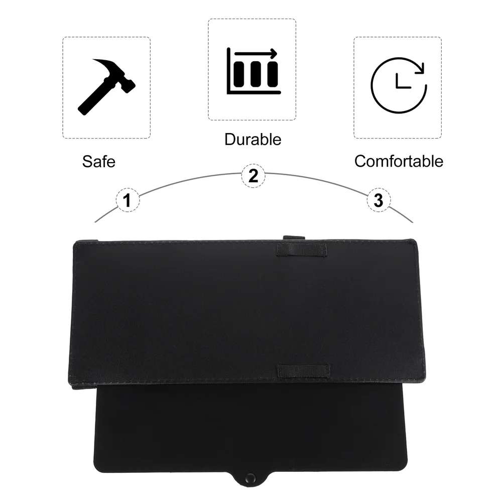 

1 Pc Practical Sun Protection Visor Adjustable Sun-visor UV Rays Blocker (Black)