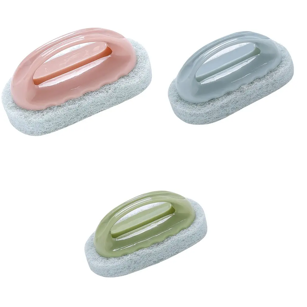 1 шт с ручкой щетка для ванны плитки обеззараживание кухни волшебный горшок губка