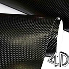 Черная Виниловая пленка 4d 5d из углеродного волокна, пленка для телефона, мотоцикла, интерьера автомобиля, внешняя наклейка, глянцевая пленка, виниловая пленка