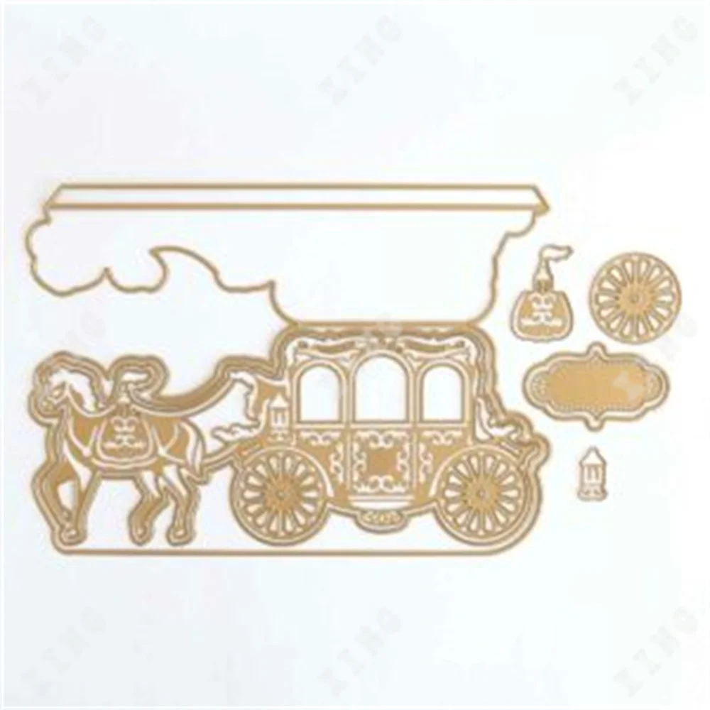 

New Cut Dies Carriage Slimline Easel Metal Cutting Dies Handmade Diy Greeting Card Scrapbook Paper Craft Knife Blade Punch Mold