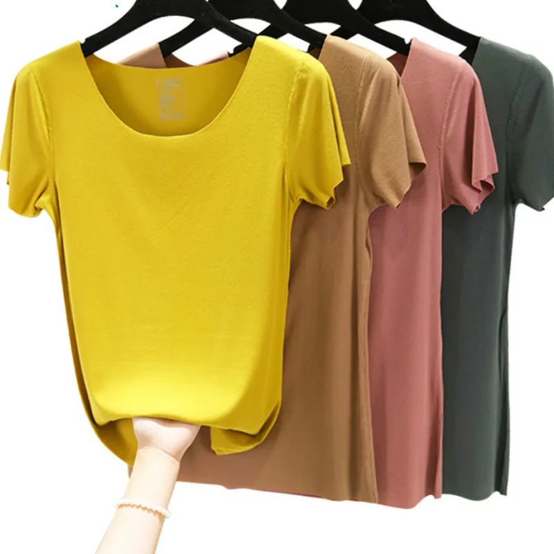 Высокая растягивающаяся хлопковая Повседневная приталенная Базовая женская