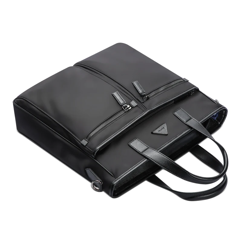 BOPAI Men Casual Briefcase Large Capacity Office Handbag Waterproof Leisure Laptop Shoulder Bags Male Cross Body Computer Tote