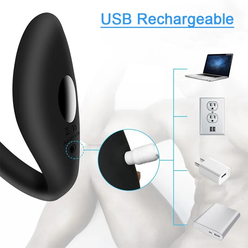 Электрический шок Анальный Вибратор Анальная пробка с пенисом кольцо массажер