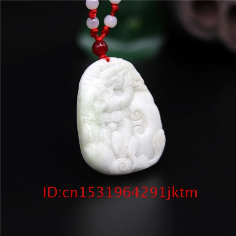 Натуральное ожерелье для подарков Амулет Дракона аксессуары ювелирные изделия