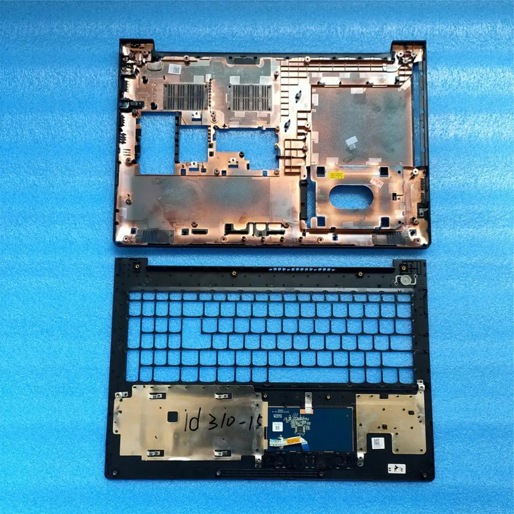 Ноутбук Топ lcd задняя крышка для lenovo ideapad 310-15 310-15 ISK 310-15 ISK чехол для рук+ нижняя базовая Крышка черный
