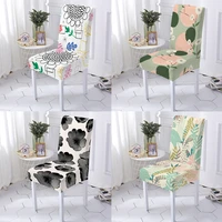 the plants are brightly patterned p restaurant chairs covers hotel slipcovers protector chair cover decoration washable print