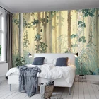 Фотообои американские ручная роспись деревья пасторальная роспись плакат гостиная спальня ТВ фон домашний Декор 3D настенное покрытие