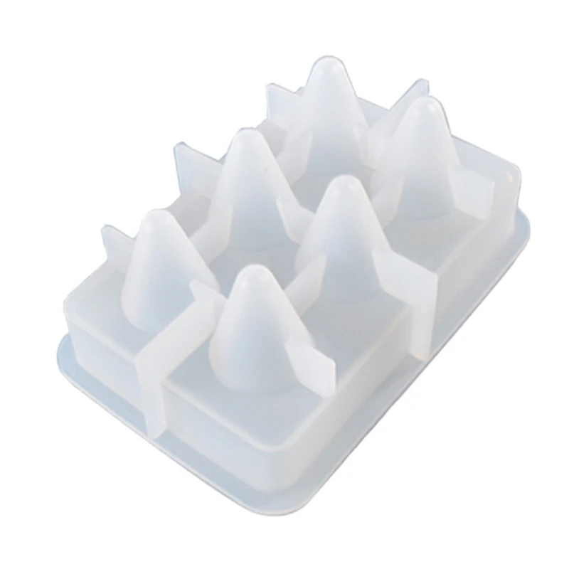 

DIY Crafts Rings Cone Display Stand Epoxy Resin Mold Storage Showcase Jewelry Organizer Holder Casting Silicone Mould