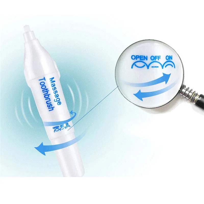 

Battery Powed Electric Toothbrush with 3 Brush Heads Oral Hygiene Health Products M88