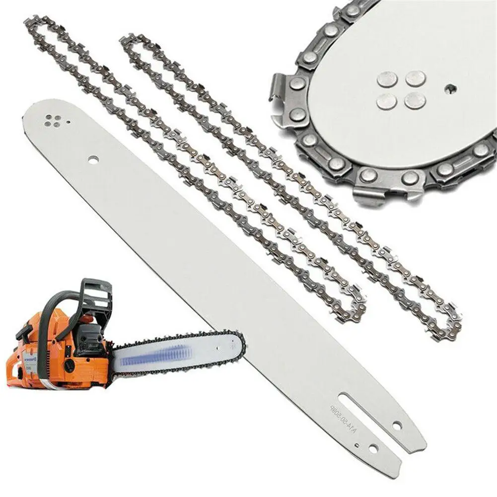 

14 Inch Chain Saw Guide Bar With 2pcs Chains For Stihl 017 Ms170 Ms171 Ms170 / Ms180 / Ms230 / Ms250
