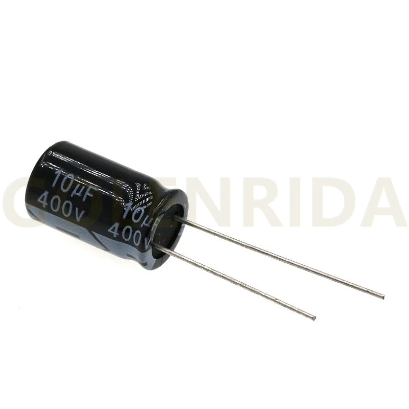 10PCS Electrolytic capacitor 400V10uF 10*17mm aluminum electrolytic 10uf 400v | Электронные компоненты и