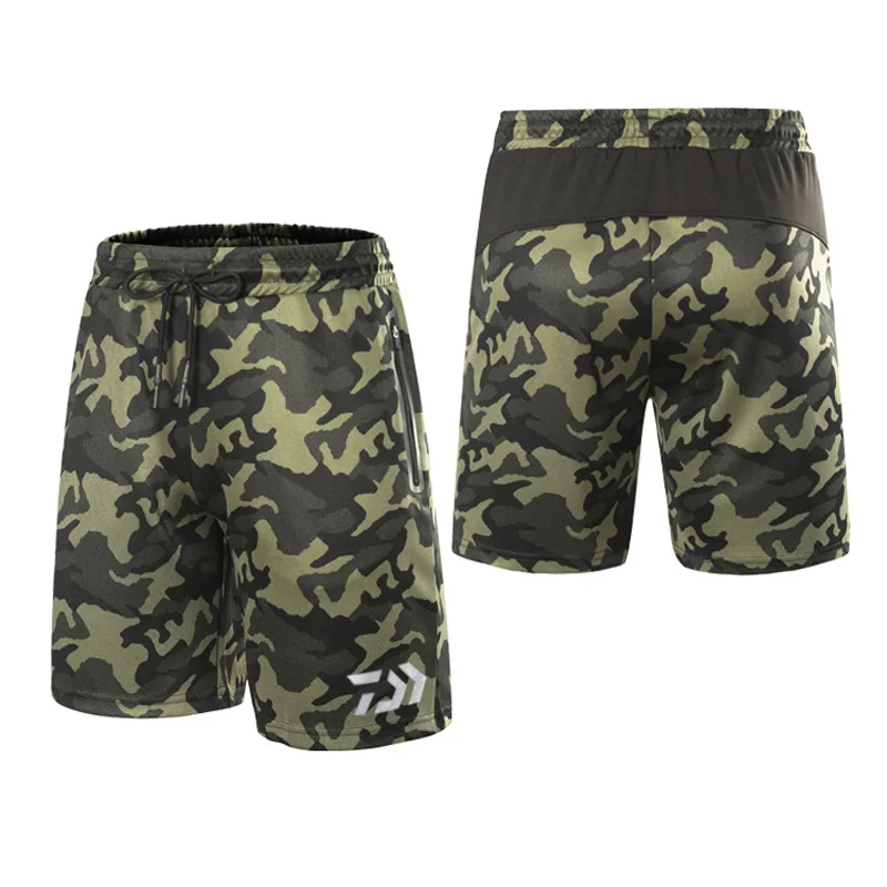 

New Daiwa Summer Short Fishing Trousers Camouflage Outdoor Short Pants Breathable Fishing Shorts Quick drying Sports Britches