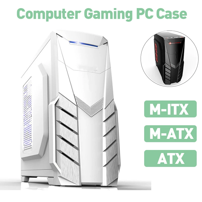 Чехол для компьютера игровой компьютер Micro-ATX ITX корпус пустой настольного |