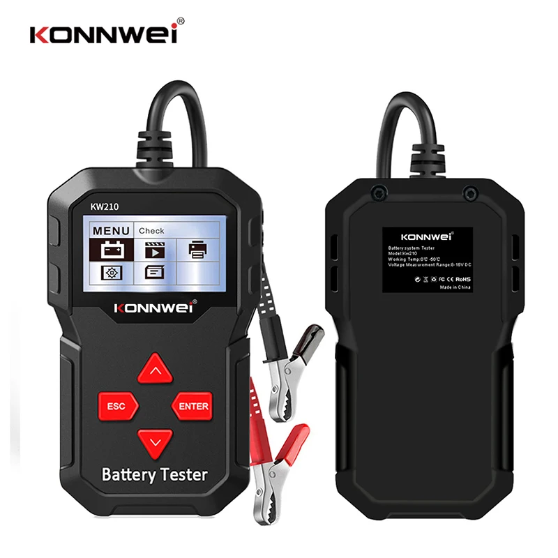 

Auto Battery Tester 12Volt Car Battery Analyzer Battery Charging Cranking Tools For Car Charging System Vehicle Diagnostic