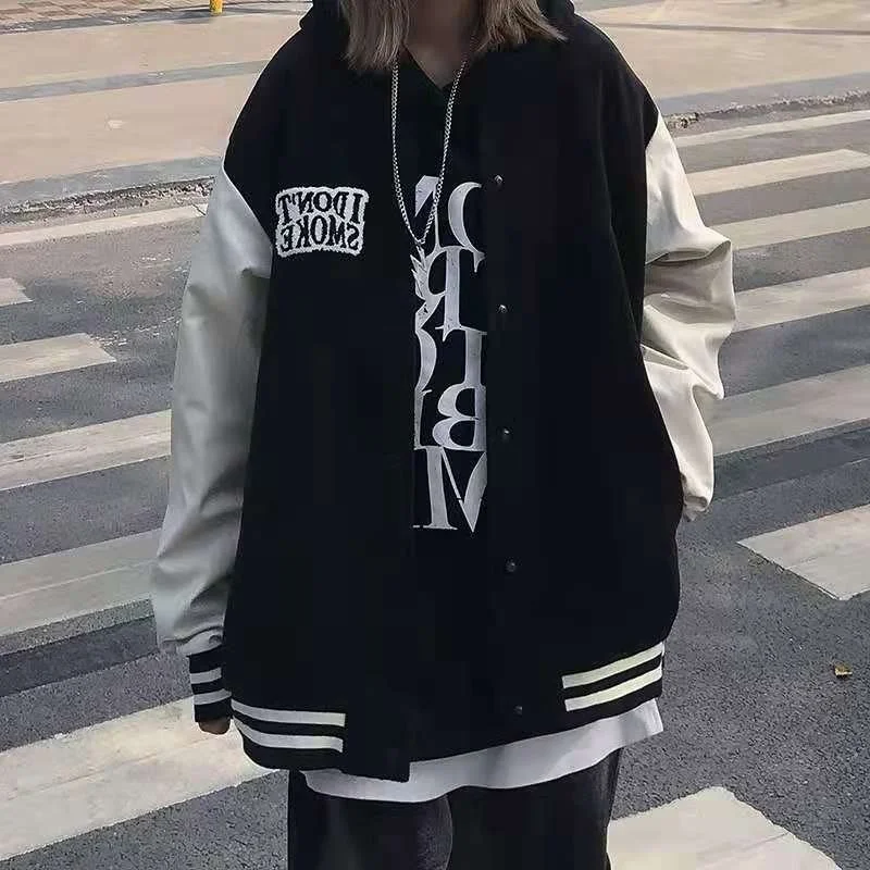 Куртка в стиле High Street Ins Женская свободная универсальная Студенческая