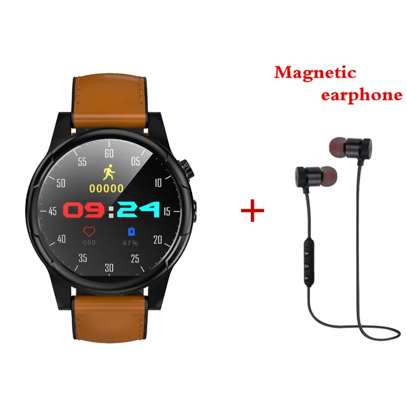 brown add headset X361 Смарт-часы Android телефон 1,6 дюймов экран 4G gps модные умные часы для мужчин IP67 водонепроницаемая камера MP3 плеер PK KW88 Z28 - Цвет: brown add headset