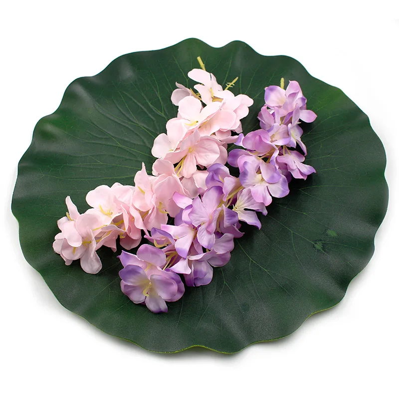 Wholesale 10pcs Rattan Strip Wisteria Artificial Flower Vine For Wedding Home Party Kids Room Decoration DIY Craft Fake Flowers