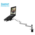 Настольное крепление из алюминиевого сплава ультра длинная рука двойного назначения для ноутбукапланшета держатель монитора крепление на руку полный держатель для ноутбука