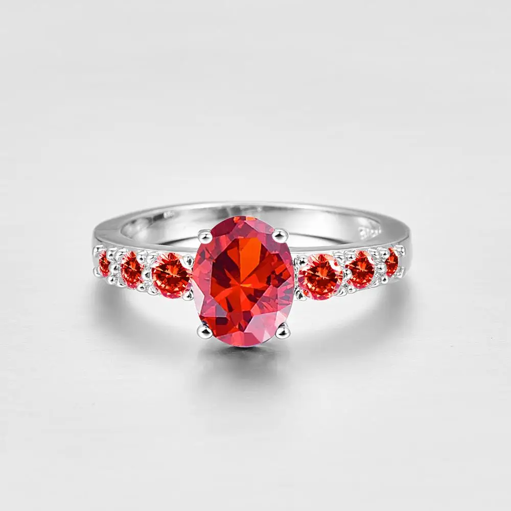 Lingmei красивая мода овальный циркон обручальные ювелирные изделия кольца