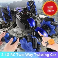 2 4g remote control stunt car gesture induction twisting drift car off road vehicle with light sound effect drift side driving
