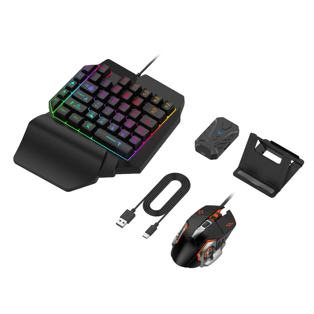 mix lite pubg mobile phone gamepad converter controller adapter for keyboard mouse playing game at android phones call of duty free global shipping