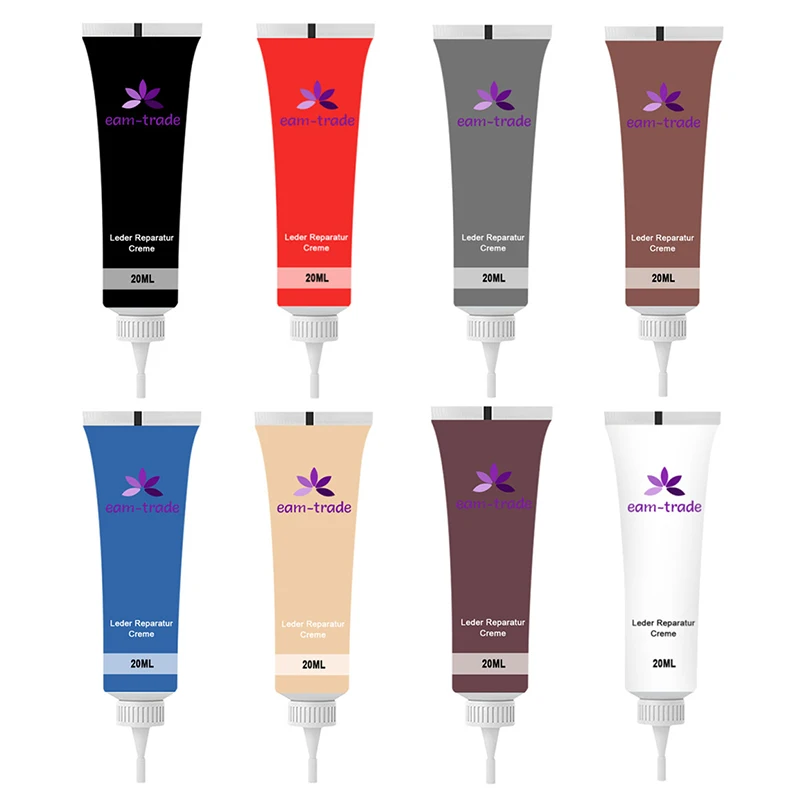 

20ML Leather Repair Gel Leather Maintenance Complementary Color Repair Scratches Cracks Car Leather Seat Sofa Refurbishing Cream