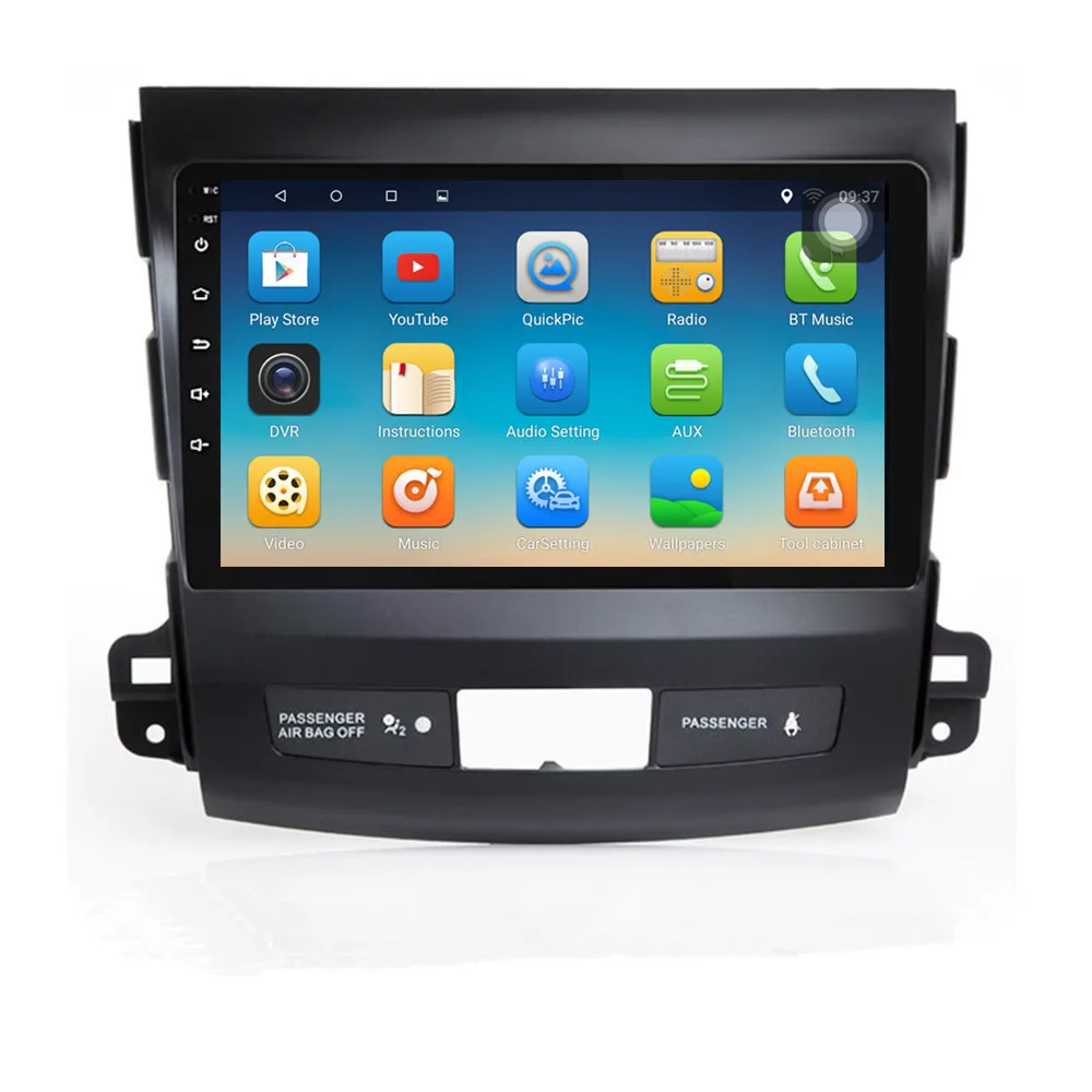 Автомобильный GPS проигрыватель CHOGATH 9 дюймов Android 0 навигация для Mitsubishi Outlander с ОЗУ 1