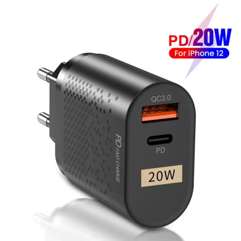 Зарядное устройство USB Type C для IPhone 12 Pro Max Mini быстрая зарядка 3 0 QC PD 20 Вт | Мобильные
