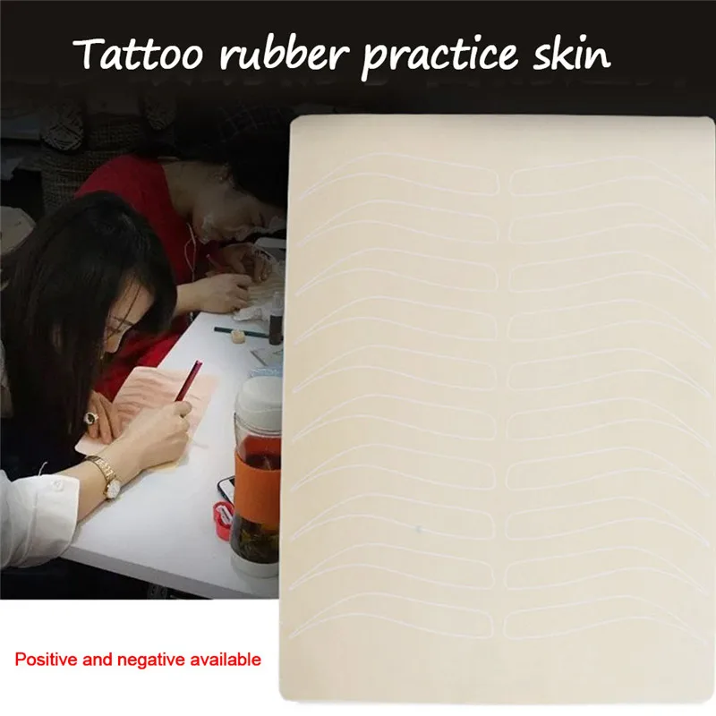 Кожа для практики татуировки двойной Перманентный макияж искусственный