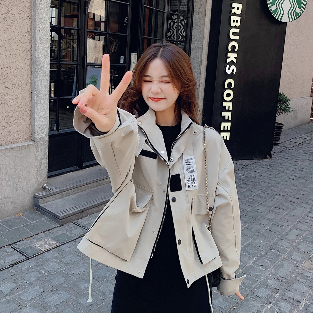 2020 Новое поступление куртка на липучке готические женские топы и блузки Лучшая