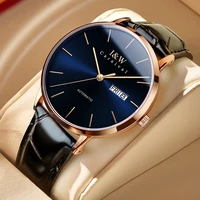 iw series automatic watch top brand carnival mechanical watches waterproof sapphire double calendar leather watch reloj hombre