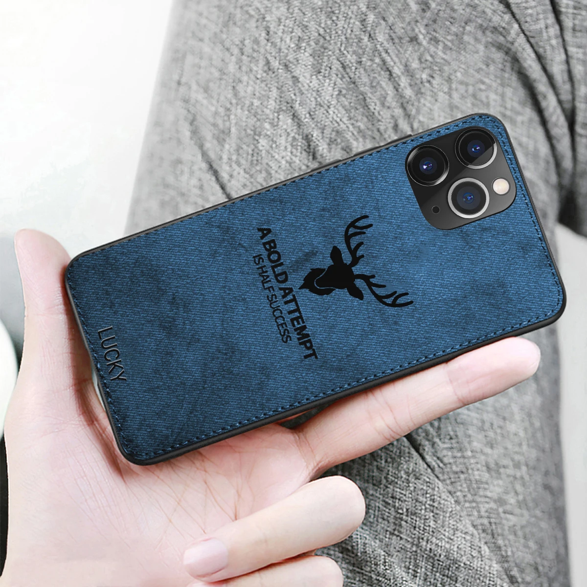 Тканевый Магнитный чехол с оленем для huawei P Smart Y7 Prime 2019 Huawei P30 P20 Pro Nova 4 Honor 8X Max 7A 7C Mate