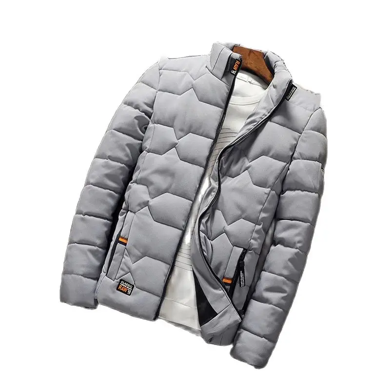 Мужская зимняя куртка новая осенняя модная мужская повседневная приталенная