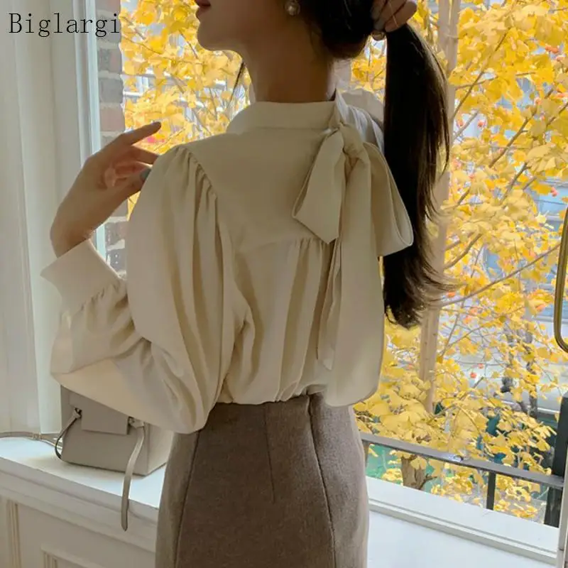 

Korean Style Chiffon Shirt Women Spring Summer Blouse Elegant Office Ladies Shirts Modis Tops Woman Blusas Mujer De Moda 2022