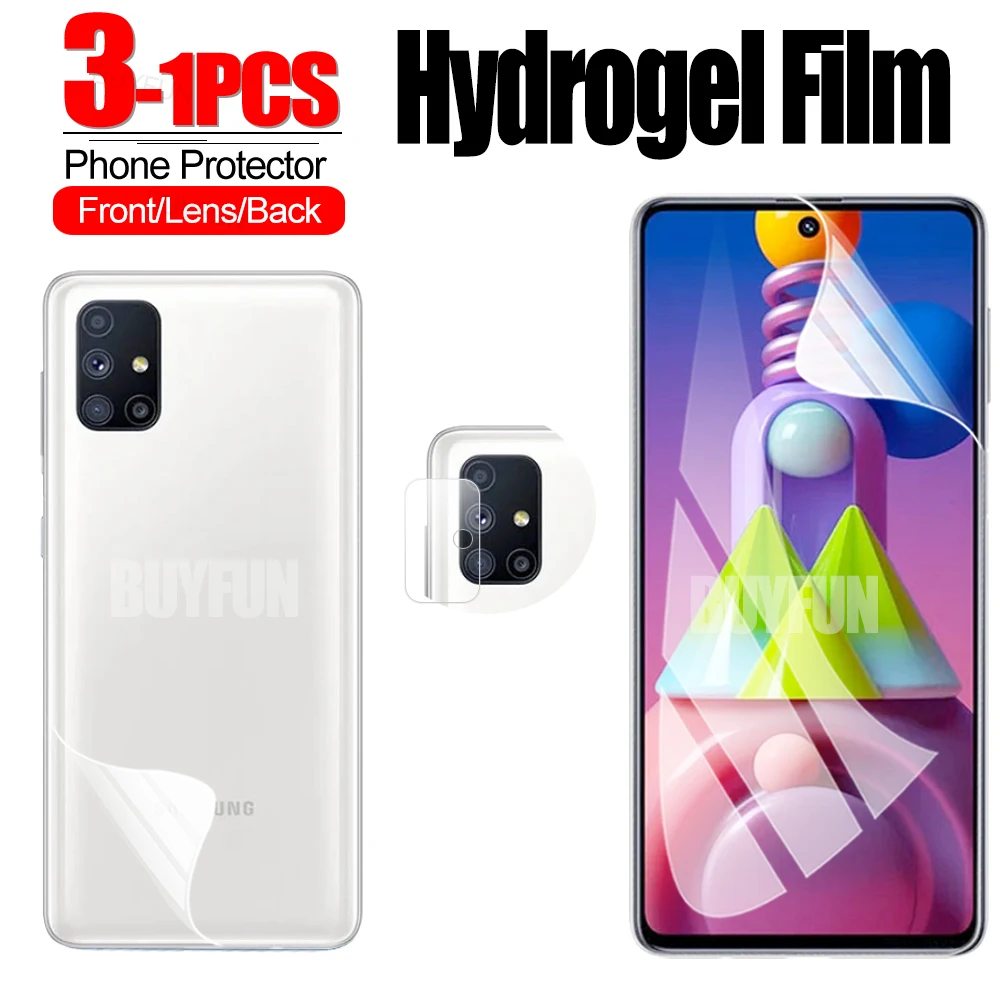 Гидрогелевая пленка для Samsung Galaxy M51/M30S/M31 Защитная экрана камеры m51 m30 m30s m 51 31 30 s sumsang