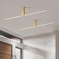 nordic simple strip led ceiling lamp modern minimalism creative corridor restaurant celling light bedroom clothing store fixture