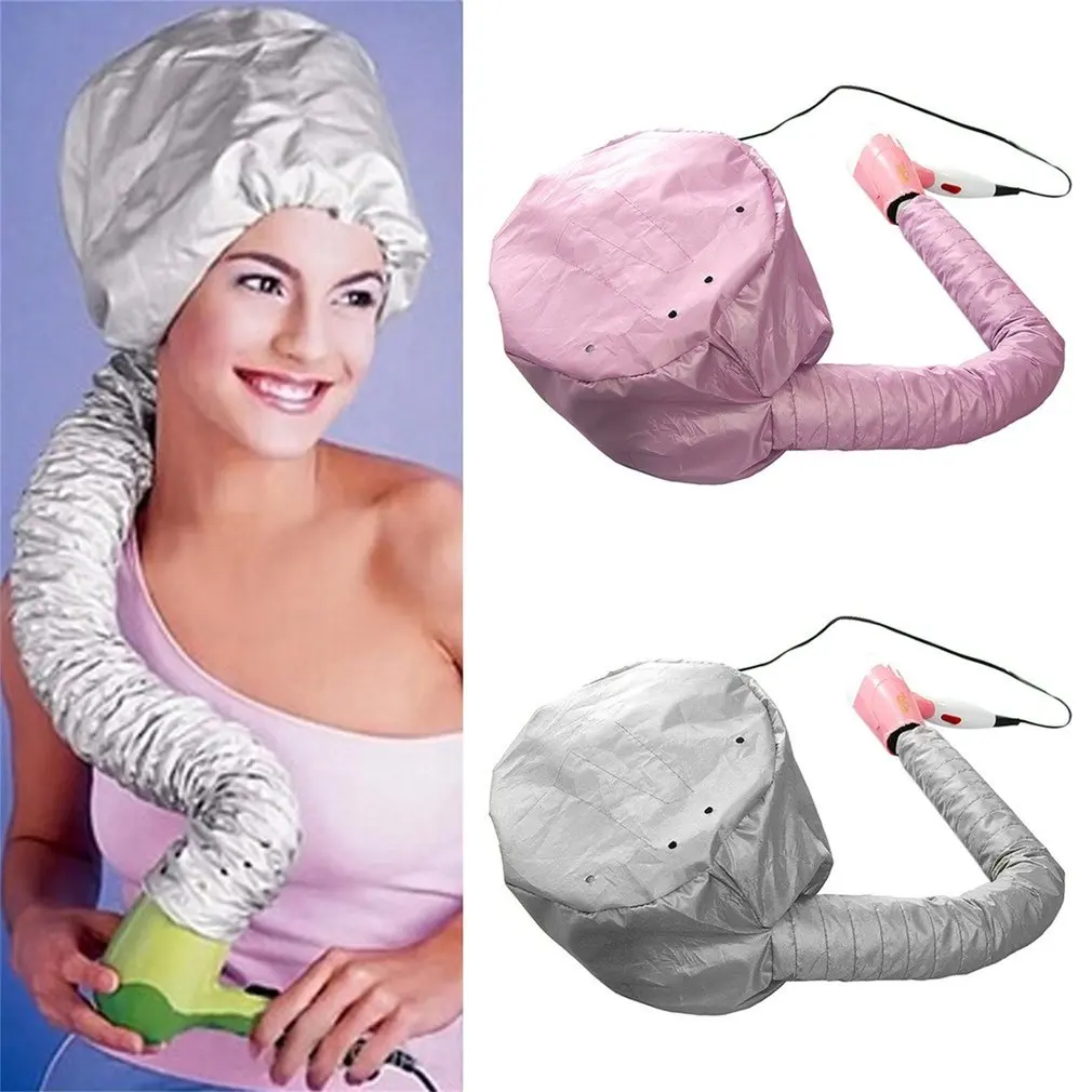

1Pc Women Hair Drying Cap Hair Steamer Cap Electric Hair Care Heating Cap Beauty SPA Blow Dryer Nourishing Hair Styling Dryers