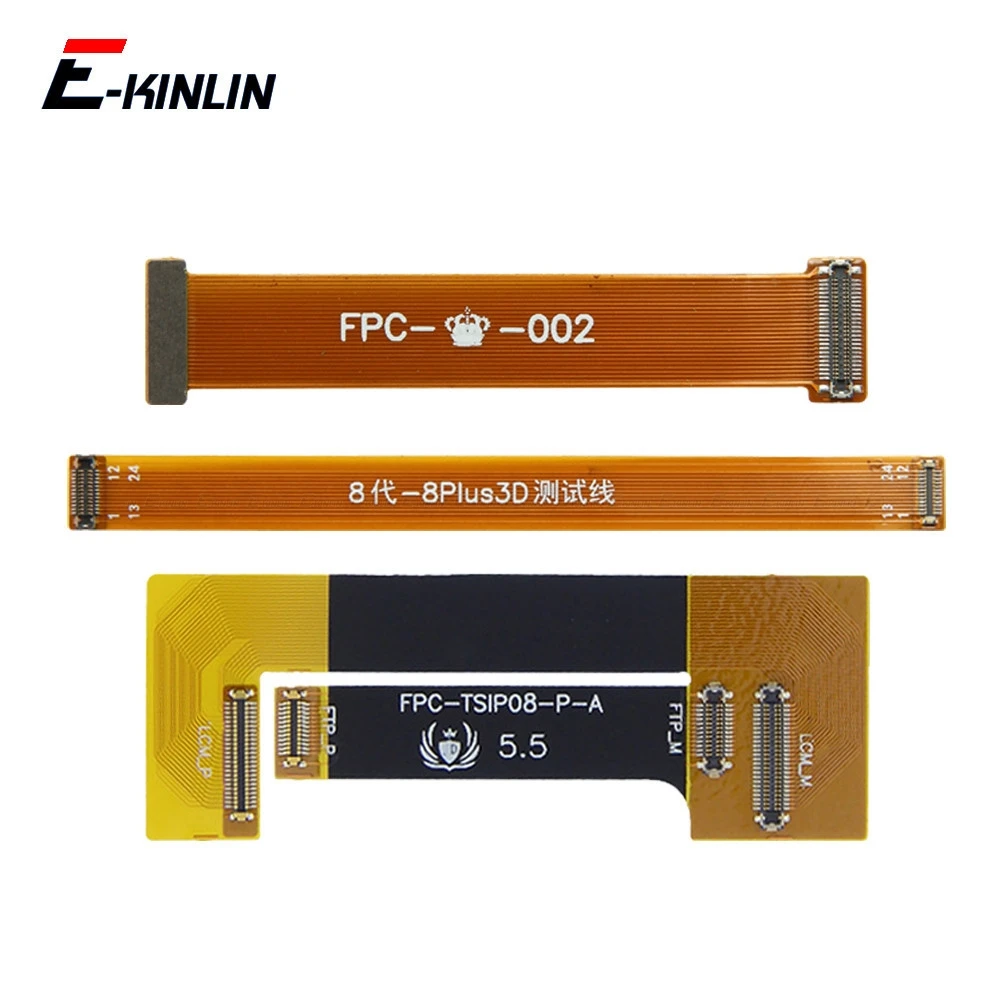

10pcs/lot LCD Display 3D Touch Screen Digitizer Extension Testing Tester Flex Cable For iPhone 6S 7 8 Plus