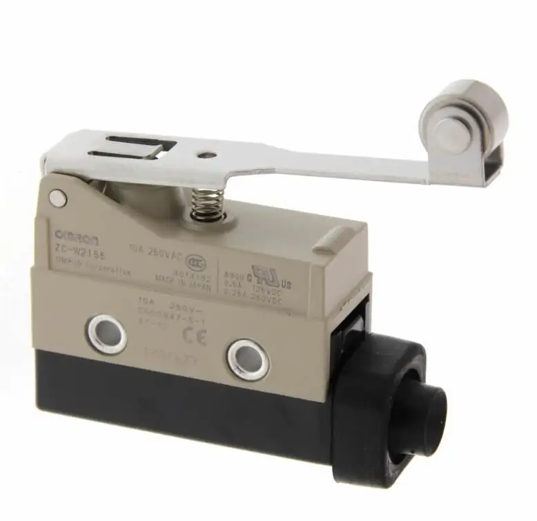 

ZC-W2155 Enclosed basic switch, hinge roller lever, SPDT, 15 A