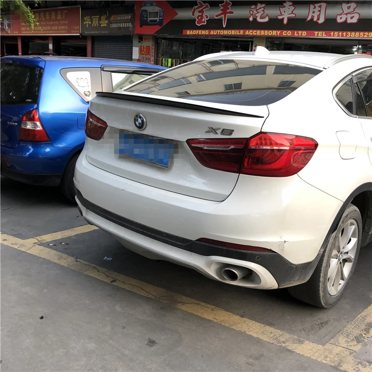 Спойлер для F16 X6 2015-2017 BMW series спойлер из АБС-пластика Автомобильный задний цветной