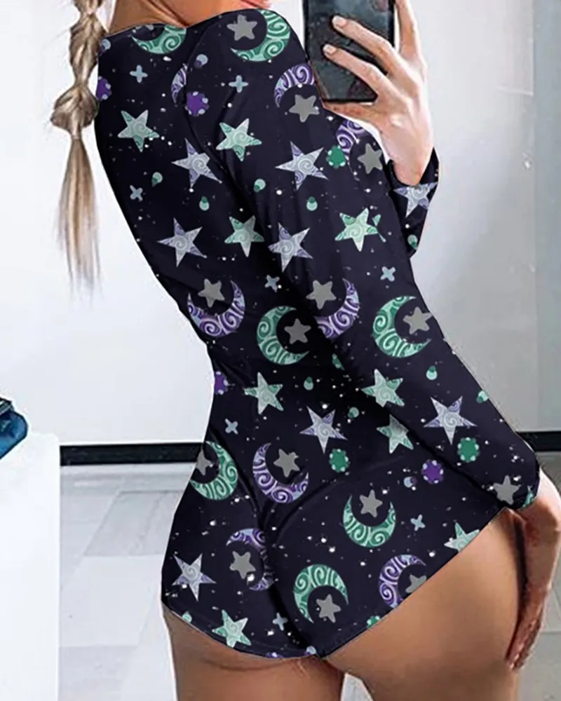 

Brand New Women's Lady Sexy Romper Bodycon Casual Jumpsuit Romper Long Sleeve Shorts Leotard Home Wear Tracksuit Playsuit Pajama