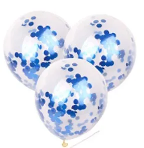 Volcano Dinosaur Tableware Set Kids Birthday Baby Shower Cartoon Kids' Party Decor Favor Supplies - Цвет: 5pcs blue confetti