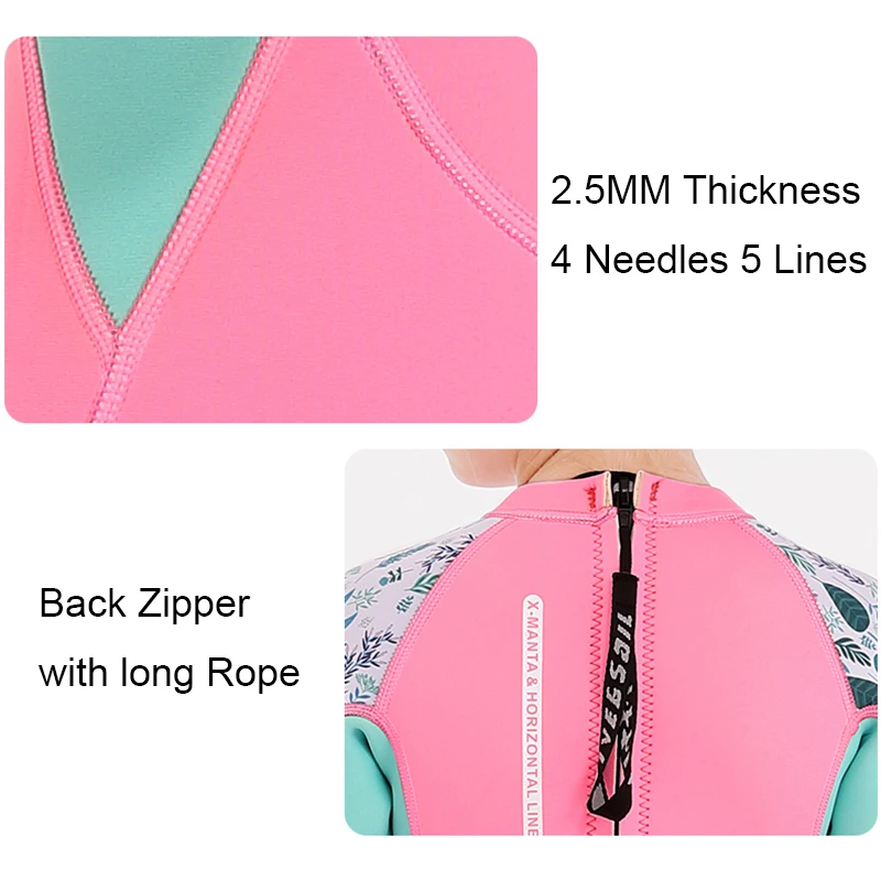 Неопреновые гидрокостюмы для дайвинга 2 5 мм детский полный термозащитный