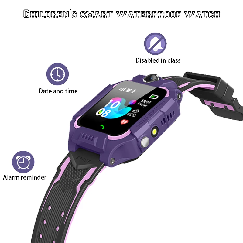 

LIGE New Smart watch Kid SmartWatches Baby Watch for Children SOS Call LBS Location Finder Locator Tracker Anti Lost Monitor+Box