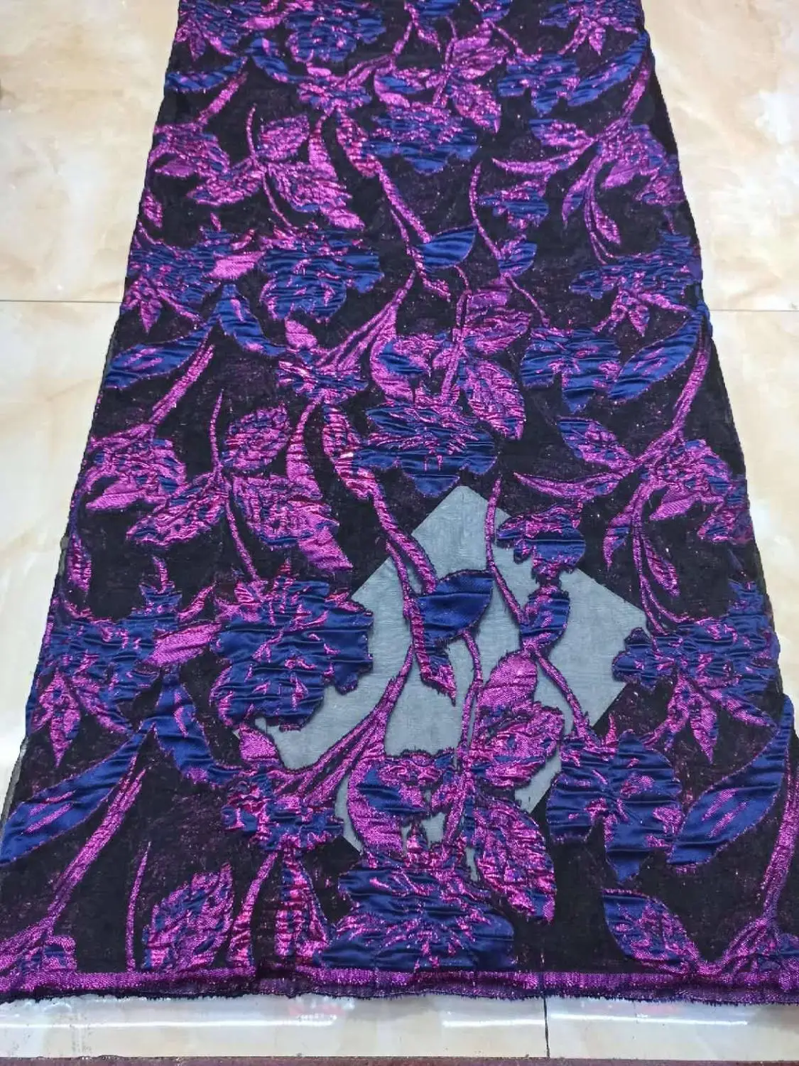 Африканская кружевная ткань высокого качества из органзы с блестками и вышивкой